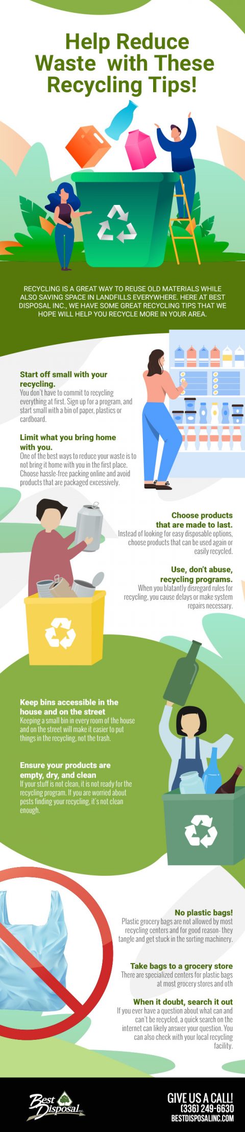 Help Reduce Waste with These Recycling Tips Best Disposal Inc 